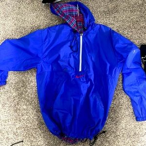 Vintage Half-Zip Reversible wind breaker